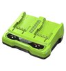 Воздуходув-пылесос Greenworks GD40BV 40V (370 км/ч) бесщеточный с АКБ 4 Ач + ЗУ 4А двойное