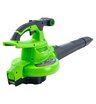 Воздуходув-пылесос Greenworks GD40BV 40V (370 км/ч) бесщеточный без АКБ и ЗУ