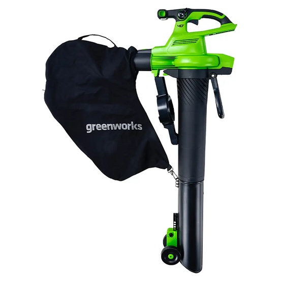 Воздуходув-пылесос Greenworks GD40BV 40V (370 км/ч) бесщеточный без АКБ и ЗУ