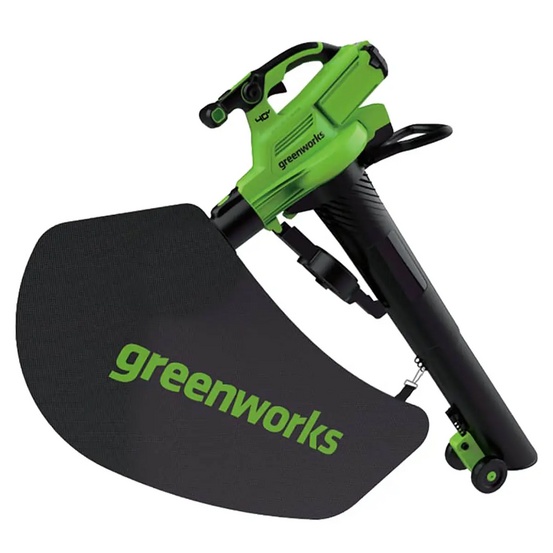 Воздуходув-пылесос Greenworks GD40BV 40V (370 км/ч) бесщеточный без АКБ и ЗУ