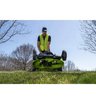 Аккумуляторная газонокосилка самоходная Greenworks TwinForce GC82LM61S бесщеточная, 82V с АКБ 2.5 Ач + ЗУ 8А быстрое