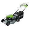 Аккумуляторная газонокосилка самоходная Greenworks LM221S бесщеточная, 82V с АКБ 2.5 Ач + ЗУ 8А быстрое
