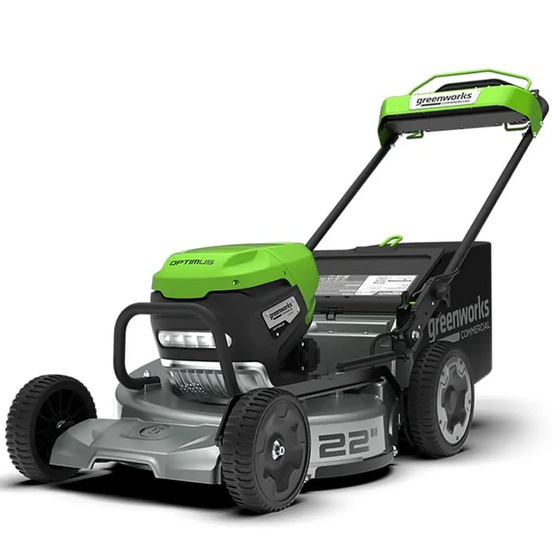 Аккумуляторная газонокосилка самоходная Greenworks LM221S бесщеточная, 82V без АКБ и ЗУ