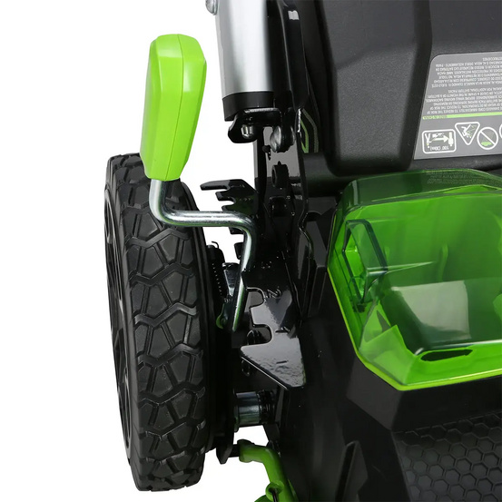 Аккумуляторная газонокосилка самоходная Greenworks GD60LM61 бесщеточная, 60V с АКБ 8 Ач + ЗУ 10А двойное