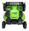 Аккумуляторная газонокосилка самоходная Greenworks GD60LM61 бесщеточная, 60V с АКБ 4 Ач + ЗУ 10А двойное