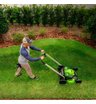 Аккумуляторная газонокосилка самоходная Greenworks GD60LM61 бесщеточная, 60V с АКБ 2 Ач + ЗУ 10А двойное