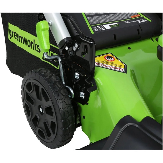 Аккумуляторная газонокосилка самоходная Greenworks GD60LM51SP бесщеточная, 60V с АКБ 8 Ач + ЗУ 2А