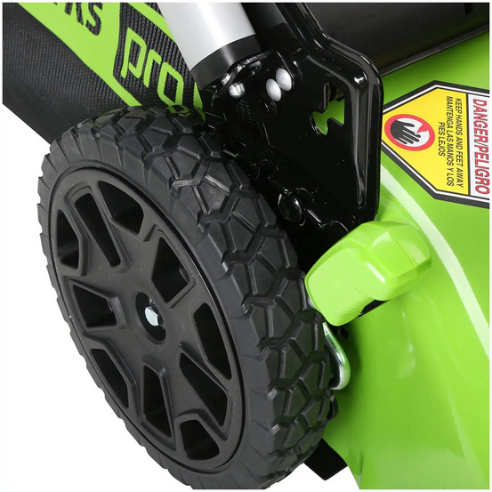 Аккумуляторная газонокосилка самоходная Greenworks GD60LM51SP бесщеточная, 60V с АКБ 2 Ач + ЗУ 2А
