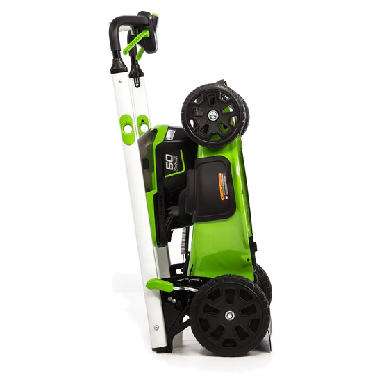 Аккумуляторная газонокосилка самоходная Greenworks GD60LM51SP бесщеточная, 60V с АКБ 4 Ач + ЗУ 10А двойное