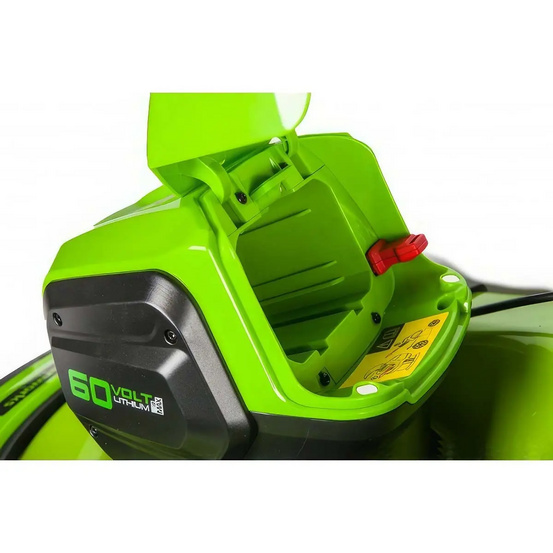 Аккумуляторная газонокосилка самоходная Greenworks GD60LM46SP бесщеточная, 60V с АКБ 5 Ач + ЗУ 2А