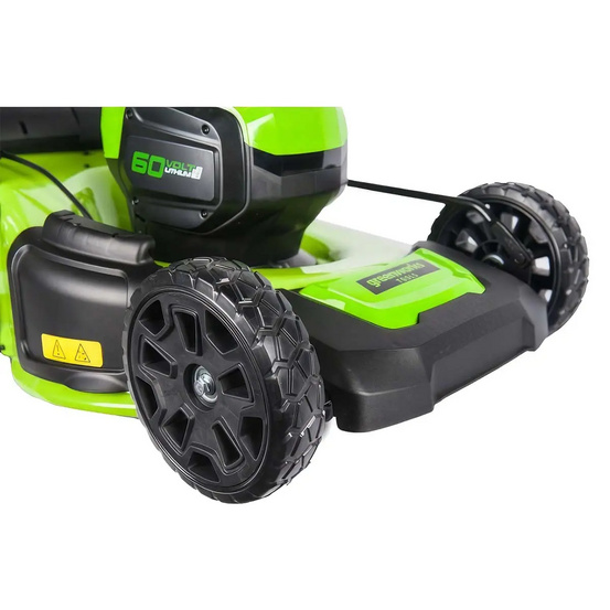 Аккумуляторная газонокосилка самоходная Greenworks GD60LM46SP бесщеточная, 60V с АКБ 2 Ач + ЗУ 2А