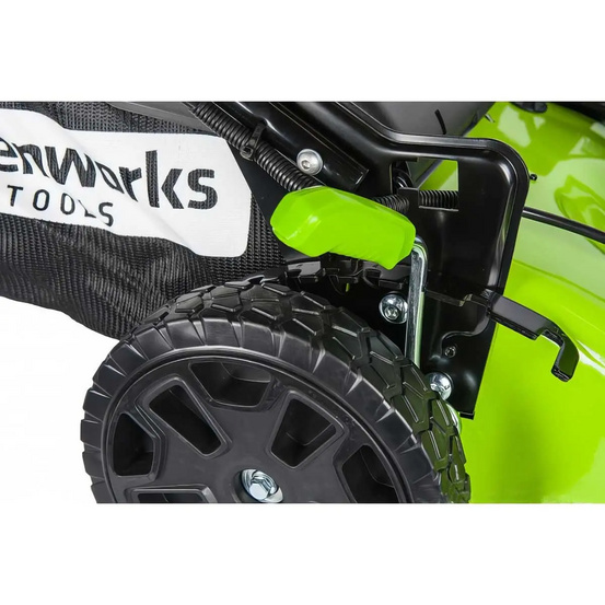 Аккумуляторная газонокосилка самоходная Greenworks GD60LM46SP бесщеточная, 60V с АКБ 8 Ач + ЗУ 10А двойное