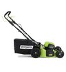 Аккумуляторная газонокосилка самоходная Greenworks GD60LM46SP бесщеточная, 60V с АКБ 2 Ач + ЗУ 10А двойное