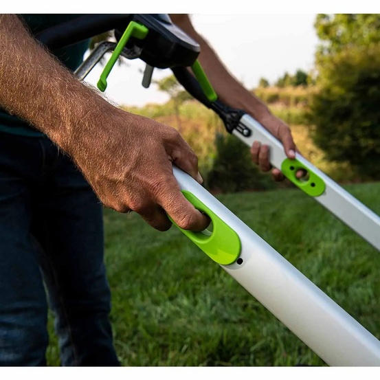 Аккумуляторная газонокосилка самоходная Greenworks GD40LM48SP бесщеточная, 40V с АКБ 2 А.ч. USB + ЗУ 5А быстрое