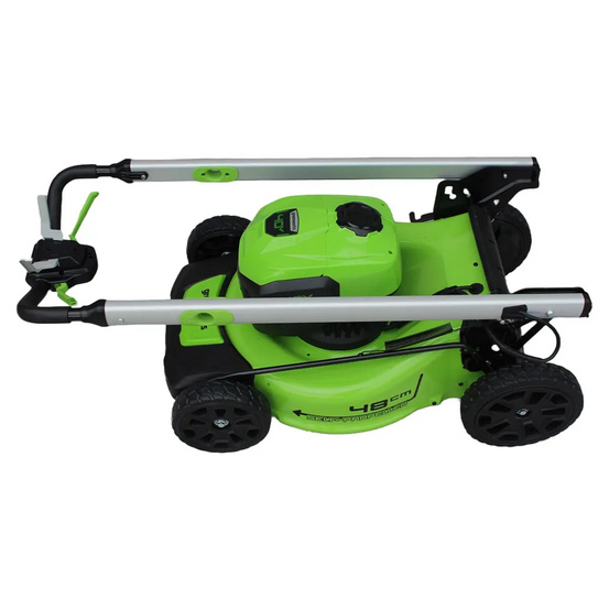 Аккумуляторная газонокосилка самоходная Greenworks GD40LM48SP бесщеточная, 40V без АКБ и ЗУ