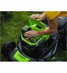 Аккумуляторная газонокосилка самоходная Greenworks GD40LM46SP бесщеточная, 40V с АКБ 2 Ач + ЗУ 2А