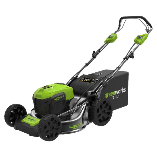 Аккумуляторная газонокосилка самоходная Greenworks GD40LM46SP бесщеточная, 40V без АКБ и ЗУ