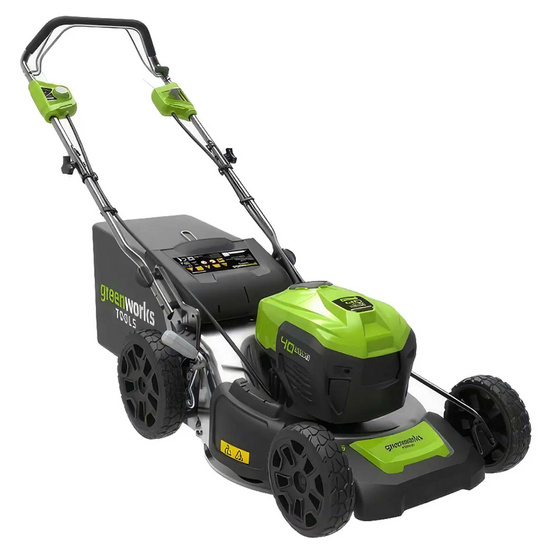 Аккумуляторная газонокосилка самоходная Greenworks GD40LM46SP бесщеточная, 40V без АКБ и ЗУ