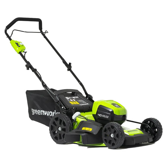 Аккумуляторная газонокосилка Greenworks GD40LM46HP бесщеточная, 40V с АКБ 5 Ач + ЗУ 5А