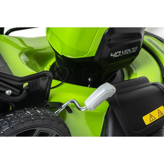 Аккумуляторная газонокосилка Greenworks GD40LM46HP бесщеточная, 40V с АКБ 4 Ач USB, без ЗУ