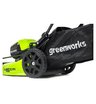 Аккумуляторная газонокосилка Greenworks GD40LM46HP бесщеточная, 40V с АКБ 2 Ач USB + ЗУ 5А