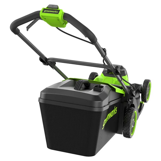 Аккумуляторная газонокосилка Greenworks GD40LM411 бесщеточная, 40V с АКБ 4 Ач USB + ЗУ 4А двойное