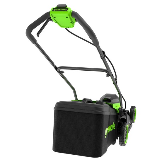 Аккумуляторная газонокосилка Greenworks GD40LM361 бесщеточная, 40V с АКБ 4 Ач + ЗУ 4А двойное