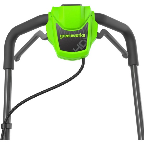 Аккумуляторная газонокосилка Greenworks GD40LM361 бесщеточная, 40V с АКБ 4 Ач USB + ЗУ 4А двойное