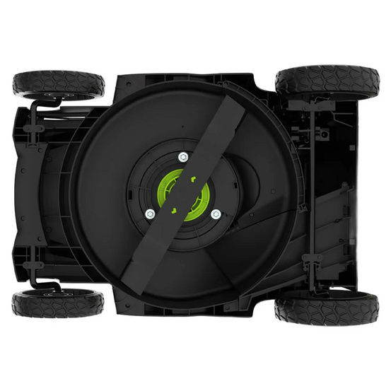 Аккумуляторная газонокосилка Greenworks GD24X2LM411 бесщеточная, 24V с АКБ 2х4 Ач + ЗУ 4А быстрое