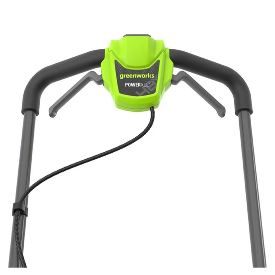 Аккумуляторная газонокосилка Greenworks GD24X2LM411 бесщеточная, 24V с АКБ 2х4 Ач + ЗУ 2А