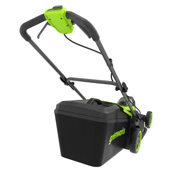 Аккумуляторная газонокосилка Greenworks GD24X2LM411 бесщеточная, 24V с АКБ 2х4 Ач + ЗУ 2А