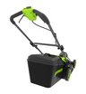 Аккумуляторная газонокосилка Greenworks GD24X2LM411 бесщеточная, 24V с АКБ 2х4 Ач + ЗУ 2А