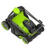 Аккумуляторная газонокосилка Greenworks GD24X2LM411 бесщеточная, 24V с АКБ 2х2 Ач + ЗУ 2А