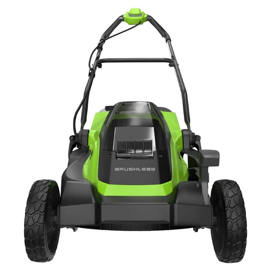Аккумуляторная газонокосилка Greenworks GD24X2LM361, 2х24V, 36 см, бесщеточная, без АКБ и ЗУ