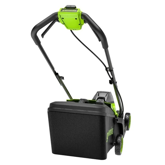 Аккумуляторная газонокосилка Greenworks GD24LM331 бесщеточная, 24V с АКБ 4 Ач + ЗУ 2А двойное