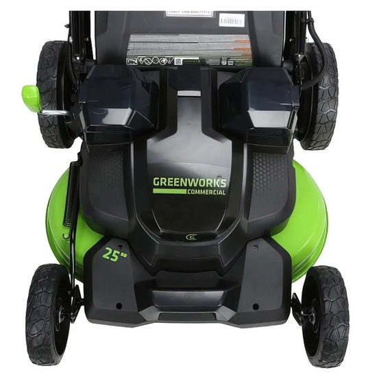Аккумуляторная газонокосилка самоходная Greenworks TwinForce GC82LM61S бесщеточная, 82V с АКБ 2.5 Ач + ЗУ 4А