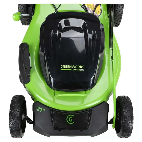Аккумуляторная газонокосилка самоходная Greenworks GC82LM51SP2 бесщеточная, 82V с АКБ 8 Ач + ЗУ 8А быстрое