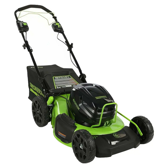 Аккумуляторная газонокосилка самоходная Greenworks GC82LM51SP2 бесщеточная, 82V без АКБ и ЗУ