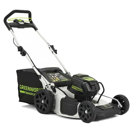 Аккумуляторная газонокосилка Greenworks GC82LM51K5 бесщеточная, 82V с АКБ 5 Ач + ЗУ