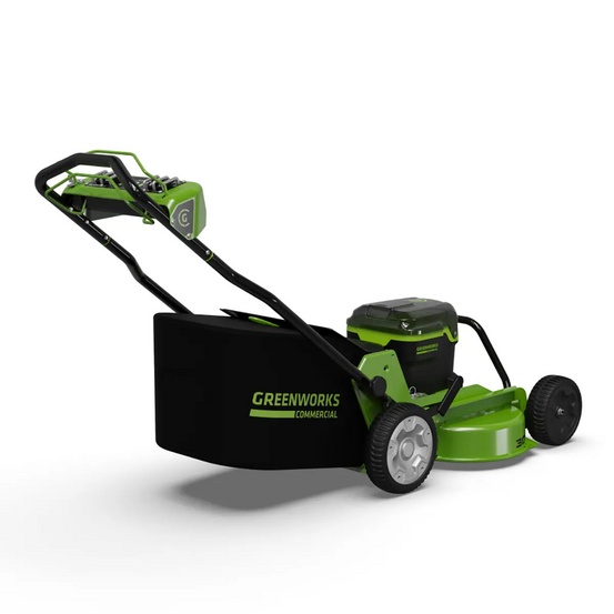 Аккумуляторная газонокосилка самоходная Greenworks GC82LM30 бесщеточная, 82V с АКБ 8 Ач + ЗУ 8А быстрое