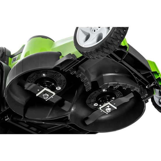 Аккумуляторная газонокосилка Greenworks G40LM49DBK5, 40V с АКБ 5 Ач + ЗУ 4А двойное