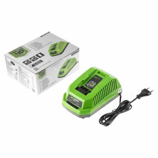 Аккумуляторная газонокосилка Greenworks G40LM49DBK4, 40V с АКБ 4 Ач + ЗУ 2А