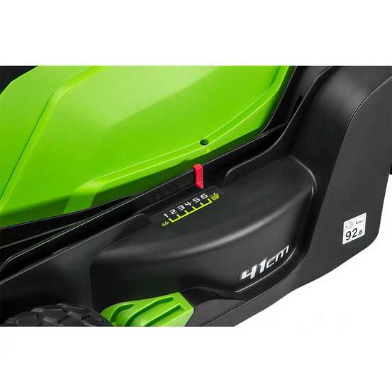 Аккумуляторная газонокосилка Greenworks G40LM41K5, 40V с АКБ 5 Ач + ЗУ