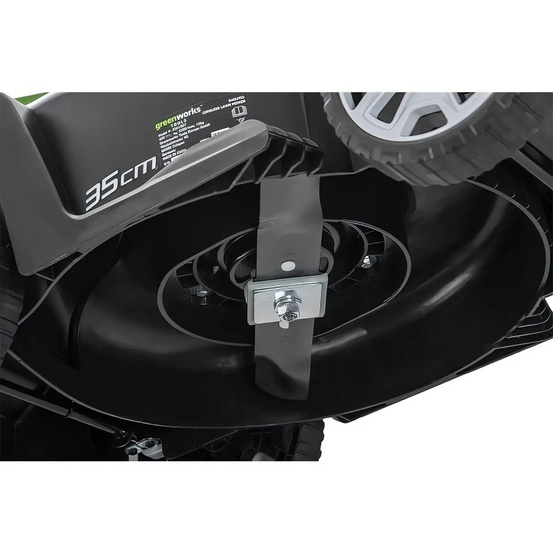 Аккумуляторная газонокосилка Greenworks G40LM35, 40V с АКБ 2 Ач USB + ЗУ 4А двойное