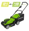 Аккумуляторная газонокосилка Greenworks G24X2LM41, 24V без АКБ и ЗУ