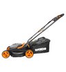 Газонокосилка аккумуляторная WORX WG779E.1 34см, 40V, 4Ач х2, ЗУ
