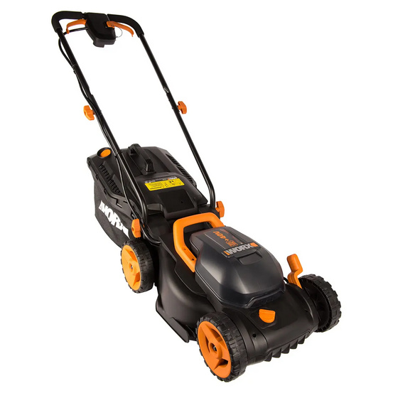 Газонокосилка аккумуляторная WORX WG779E.1 34см, 40V, 4Ач х2, ЗУ