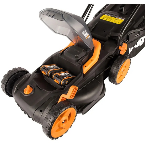 Газонокосилка аккумуляторная WORX WG779E 34см, 40V, 2,5Ач х2, ЗУ