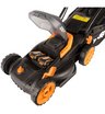 Газонокосилка аккумуляторная WORX WG779E 34см, 40V, 2,5Ач х2, ЗУ