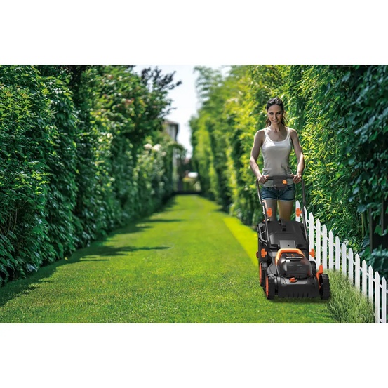Газонокосилка аккумуляторная WORX WG779E 34см, 40V, 2,5Ач х2, ЗУ
